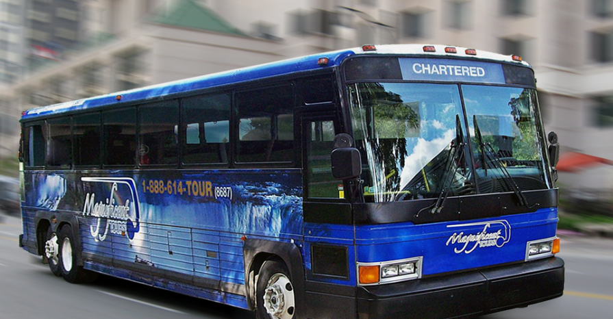 Magnificent Tours Bus in Niagara Falls