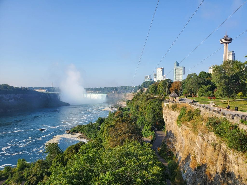 Niagara Falls Sunny Day Zipline